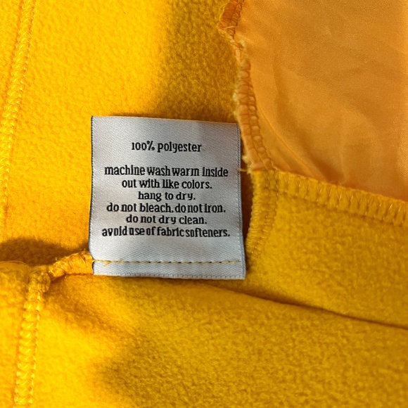 Dudley Stephens Park Slope Polar Fleece-Yellow - Picture 8 of 8